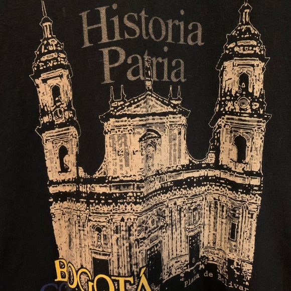 Vintage Bogotá Colombia Tee - sz XL - Black - Picture 4 of 5